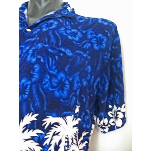 Mango Hawaiian Tropical Island Camp Shirt Sz XXL, Polyester - Picture 9 of 10